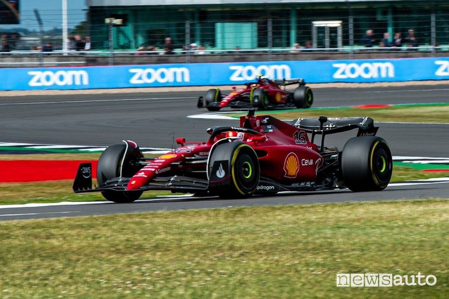 F1 Gp Gran Bretagna 2022 Ferrari Leclerc