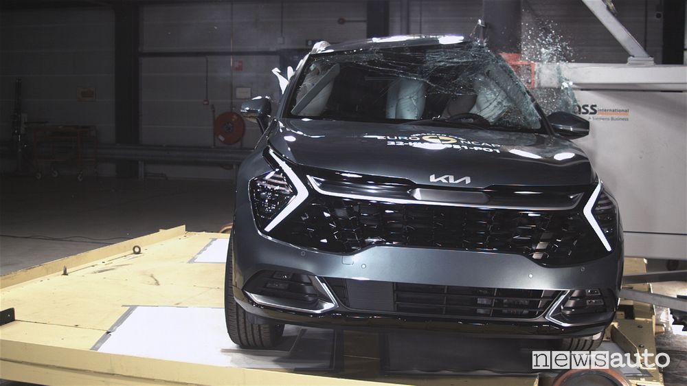 Crash test Kia Sportage 5 stelle Euro NCAP