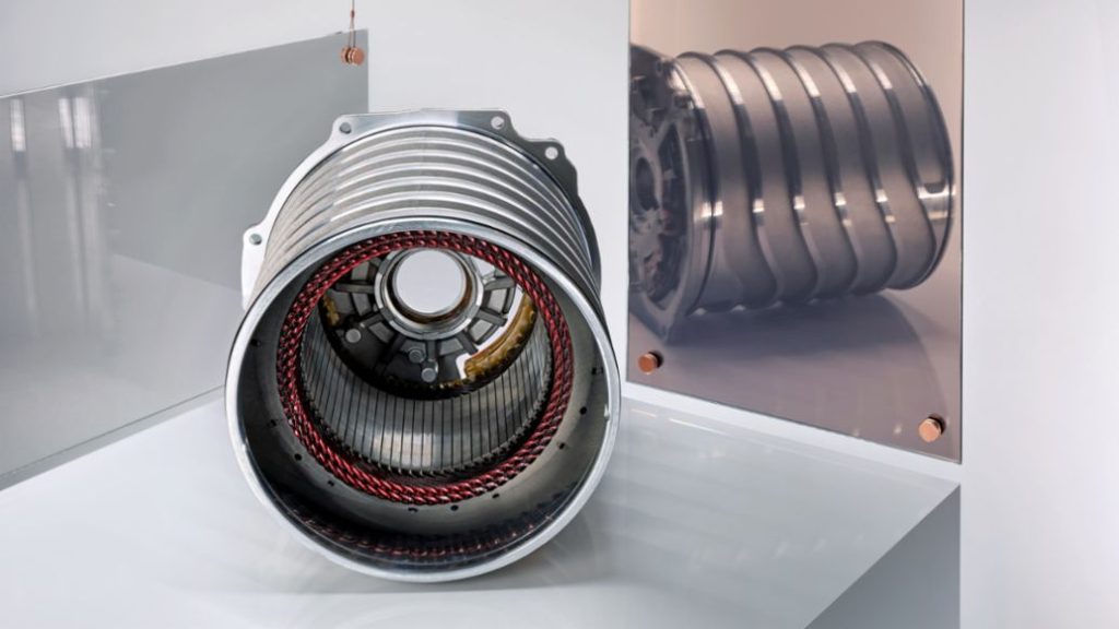 Motore elettrico a 800 volt utilizzato da Porsche