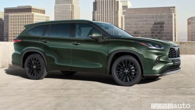 Nuovo Toyota Highlander hybrid, caratteristiche e prezzi