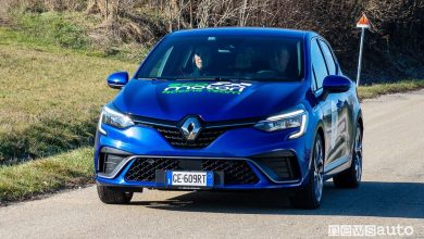 Renault Clio ibrida a metano, consumi e autonomia