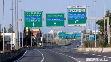 Raccordo Anulare Roma chiuso 29 e 30 agosto 2022