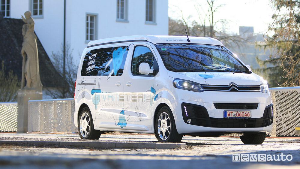Campervan E-VANSTER 100% elettrico al Salone di Parma 2022