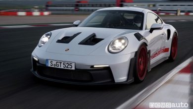 Nuova Porsche 911 GT3 RS in pista