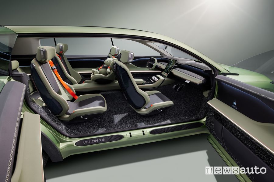 Abitacolo Škoda Vision 7S