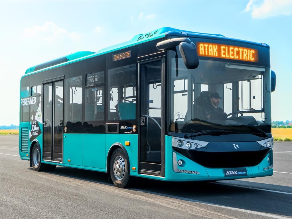 Un autobus elettrico Atak  utilizzato in Germania