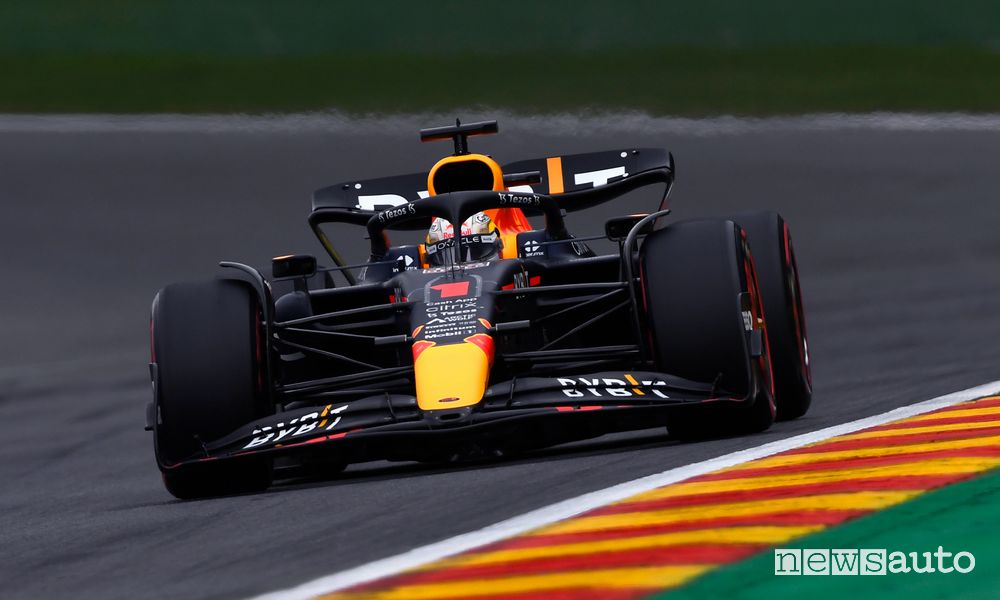 Qualifiche F1 Gp Belgio 2022 Max Verstappen Red Bull
