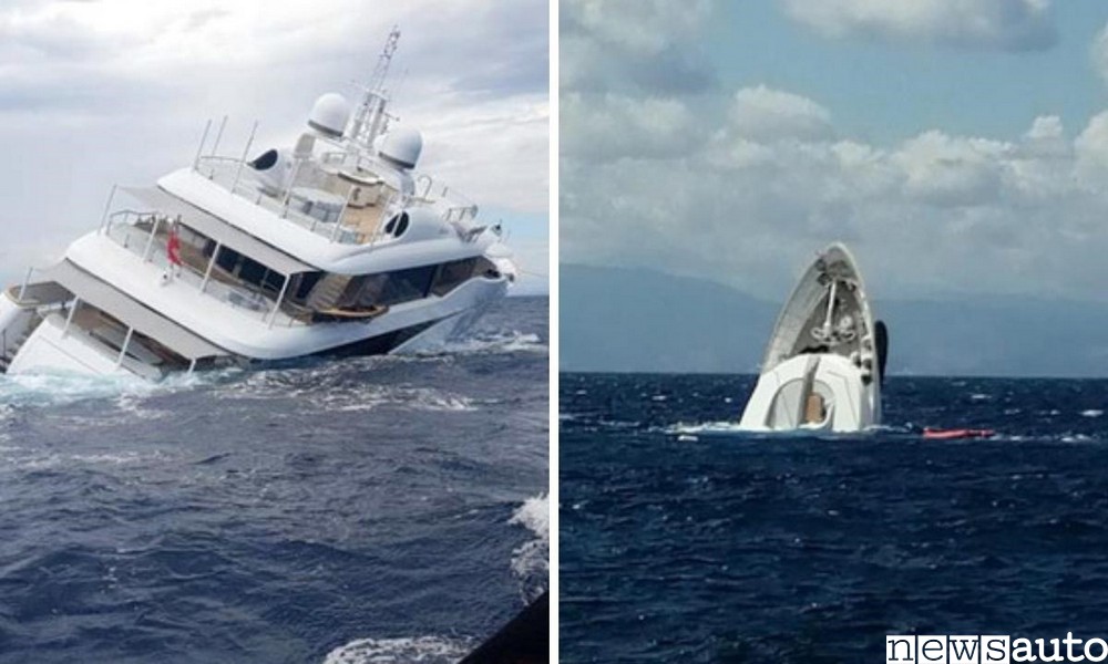 Affondamento superyacht Saga a Squillace
