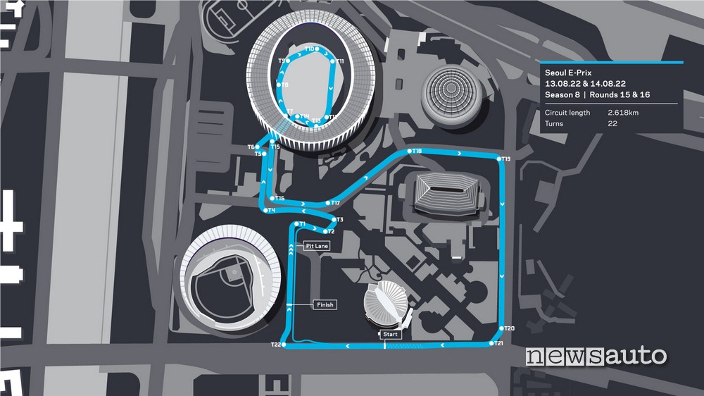 Orari ePrix Seul Formula E 2022