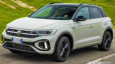 prova su strada Volkswagen T-Roc RLine 2022