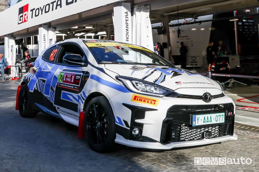 Toyota GR Yaris H2 al Rally Ypres Rally del Belgio 2022