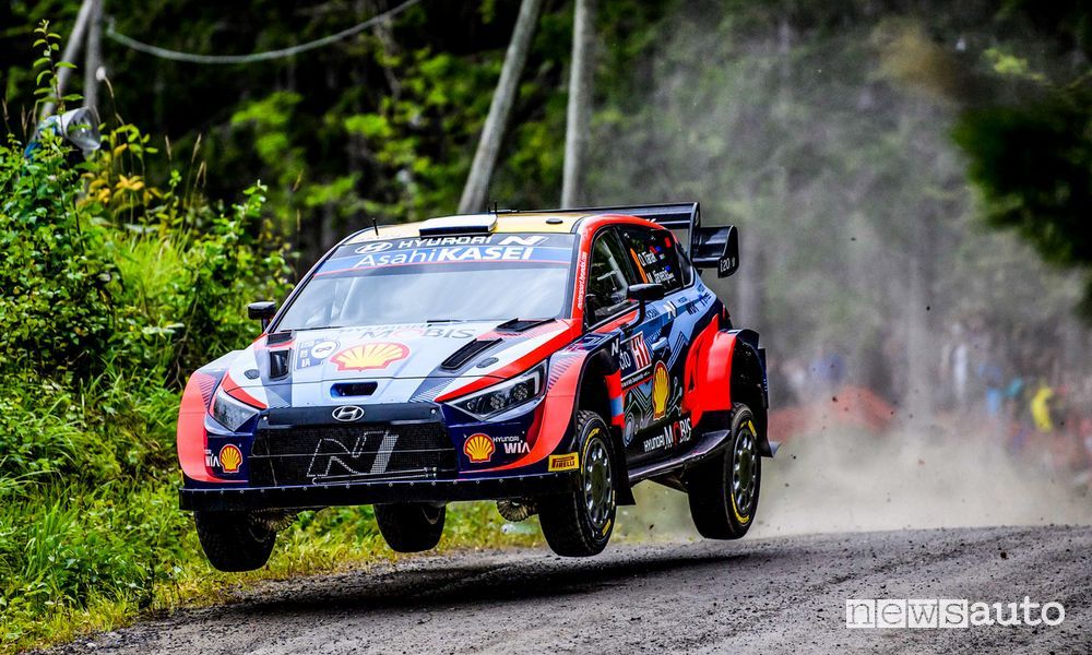 Risultati WRC Rally Finlandia 2022 Hyundai i20 Rally 1 Tanak