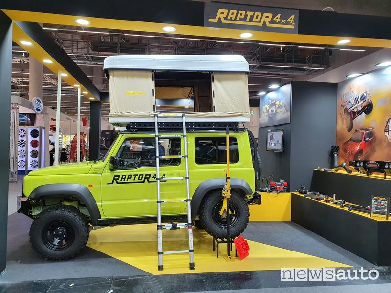 Suzuki Jimny allestito Raptor 4x4 ad Automechanika 2022 di Francoforte