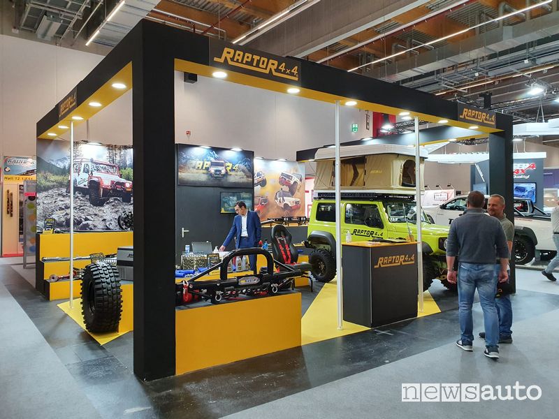 Stand Raptor 4x4 ad Automechanika 2022 di Francoforte