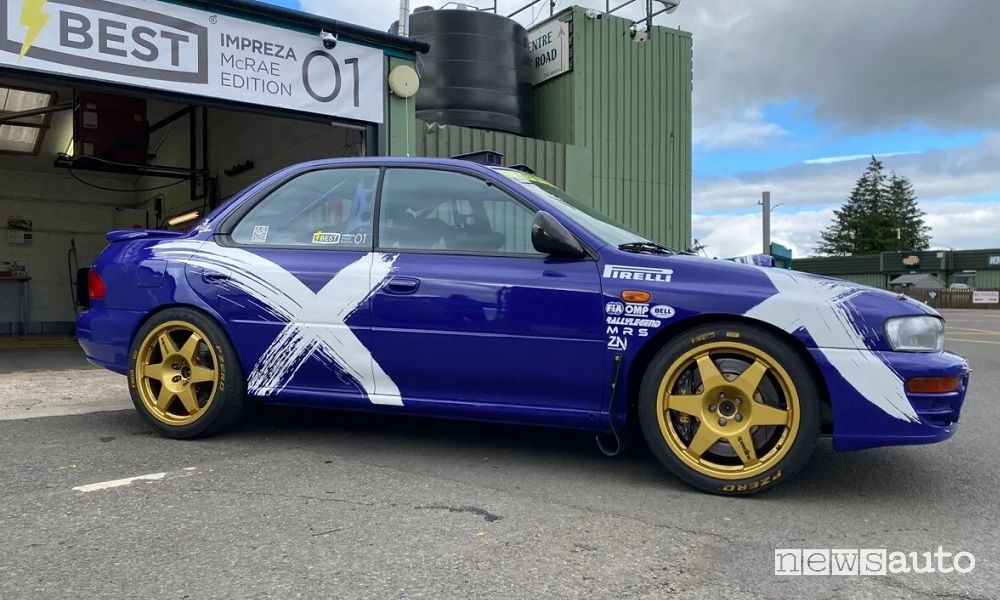 Subaru Impreza del progetto Best Impreza dedicato a Colin Mc Rae