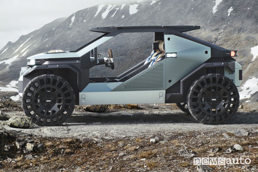 Vista laterale Dacia Manifesto concept