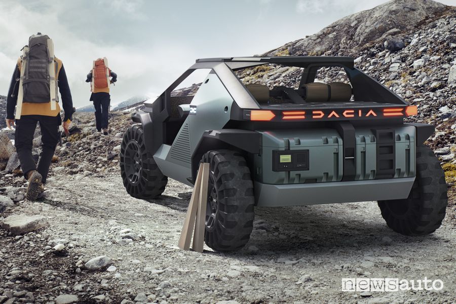 Vista posteriore Dacia Manifesto concept