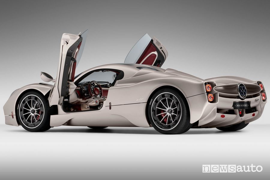 Vista posteriore Pagani Utopia