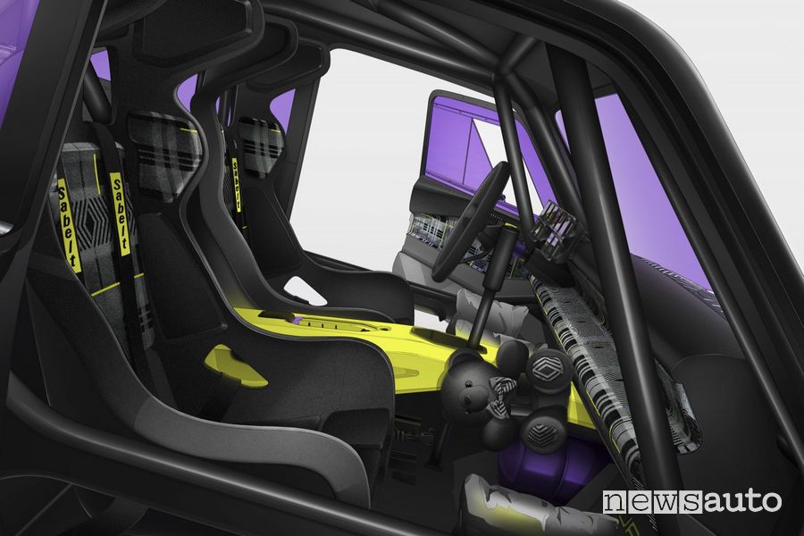 Abitacolo Renault R5 Turbo 3E showcar elettrica
