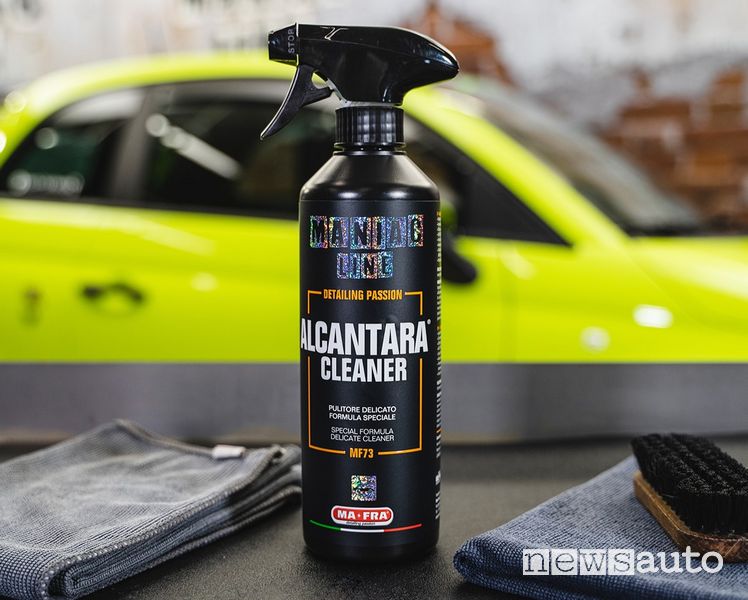 Alcantara Cleaner della linea Maniac Line di Ma-Fra,