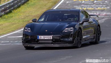 Porsche Taycan, record auto elettrica al Nürburgring
