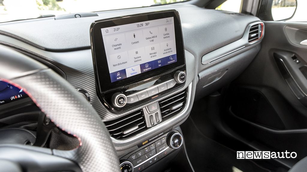 schermo centrale Sync3 Ford Fiesta ST 2022