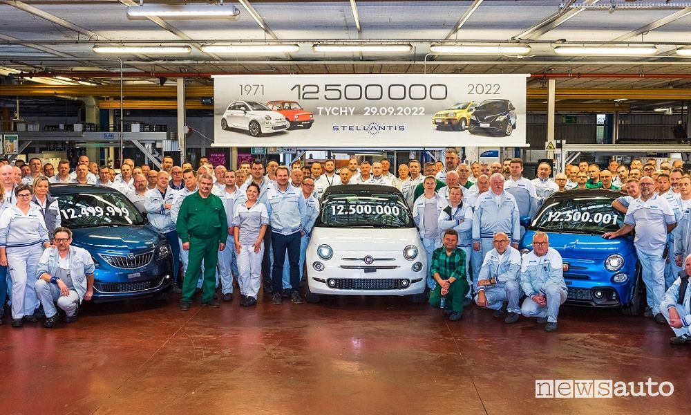 Stellantis 12.500.000 auto prodotte a Tychy