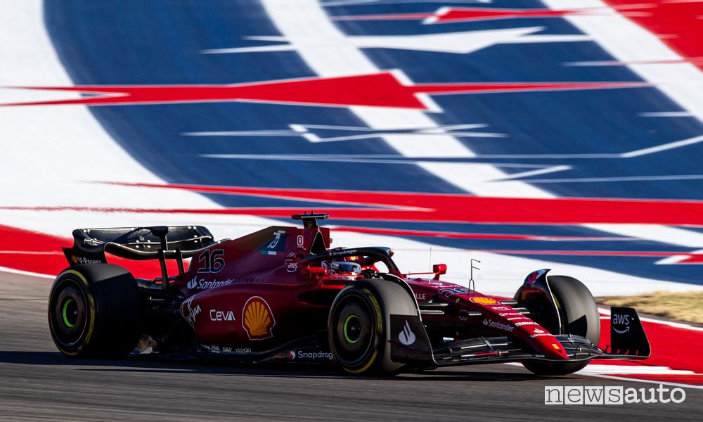 F1 Gp USA 2022 Ferrari Leclerc