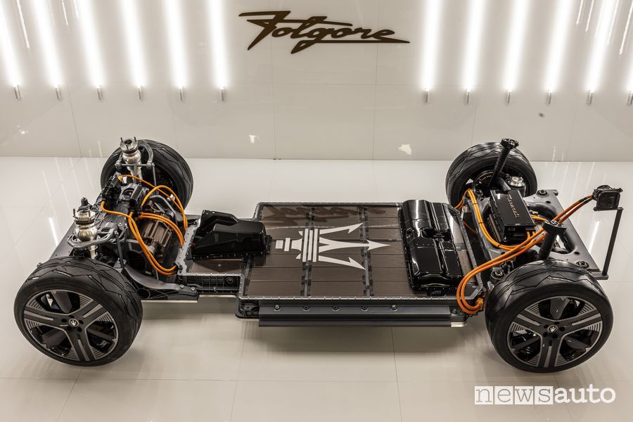 Batteria Maserati elettrica GranTurismo Folgore