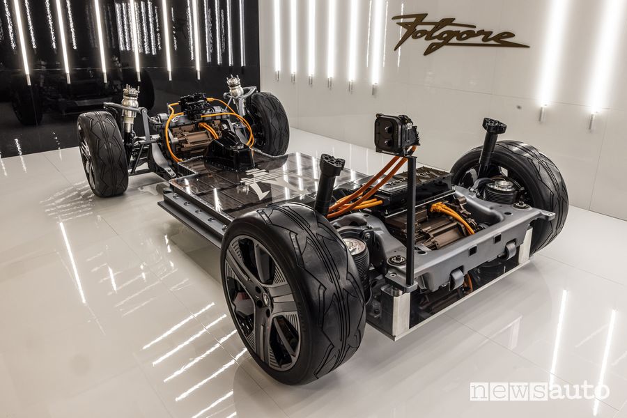 Batteria Maserati elettrica GranTurismo Folgore