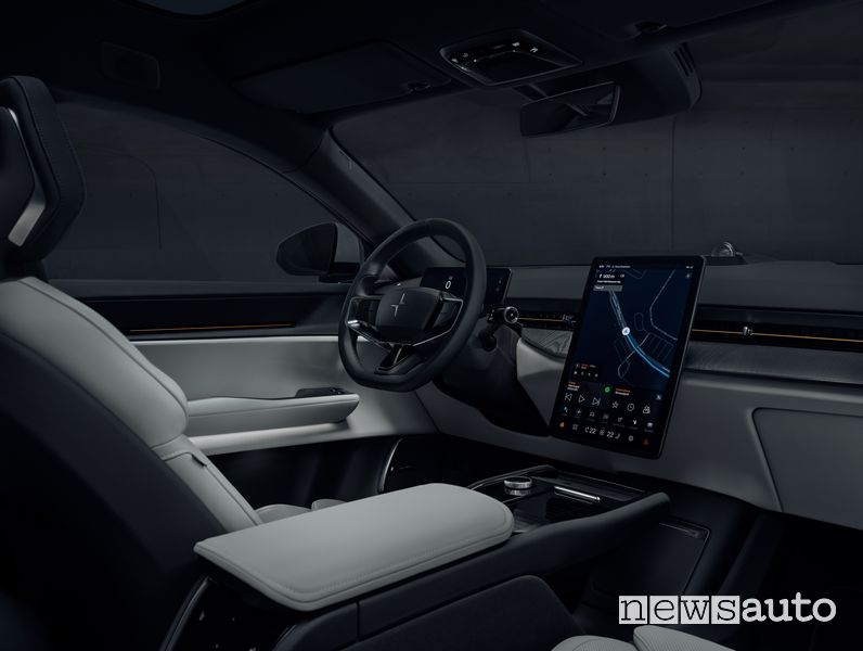 Abitacolo display infotainment Polestar 3