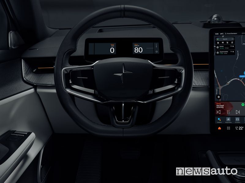 Volante abitacolo Polestar 3