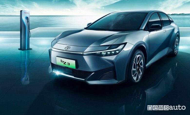 Toyota bZ3 auto elettrica