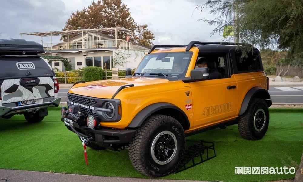 Ford Bronco americano in Italia in esposizione nello stand 4Technique