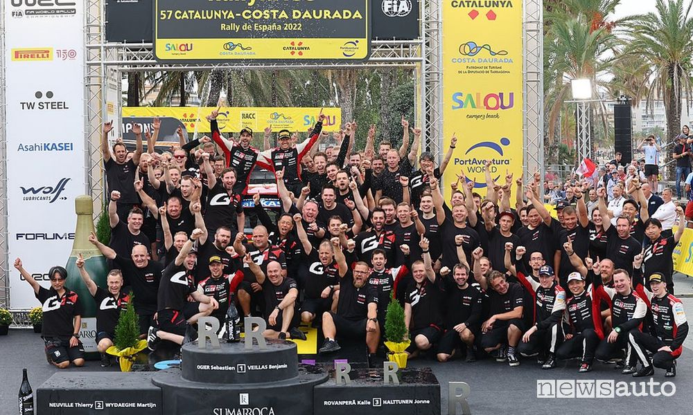 Toyota è Campione del Mondo Rally 2022