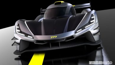 777 hypercar vista frontale