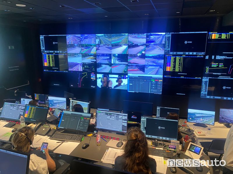 Sala telemetria Autodromo di Monza