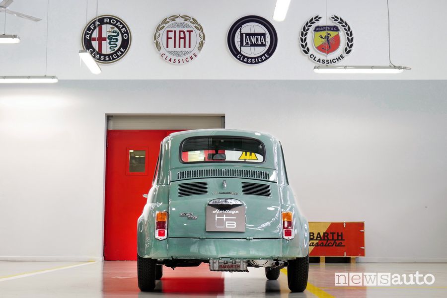 Abarth Classiche 500 Record Monza posteriore