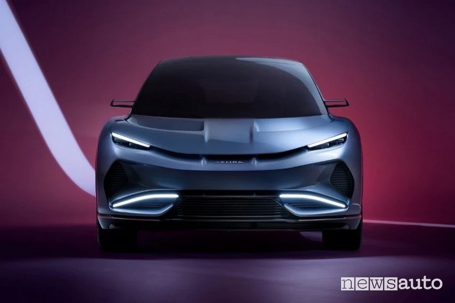 Aehra SUV frontale firma luminosa