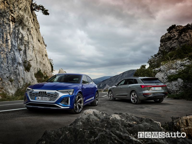 Audi SQ8 Sportback e-tron quattro e Q8 e-tron quattro
