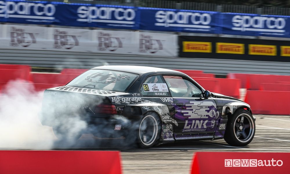 Esibizioni drifting Area Esterna Automotoretrò e Automotoracing 2023
