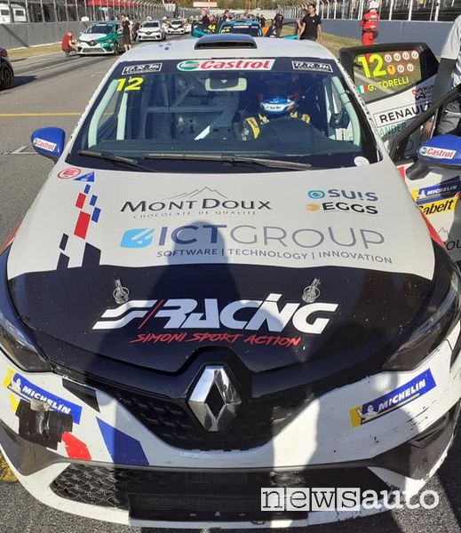 Gabriele Torelli (Faro Racing) sullo schieramento di partenza