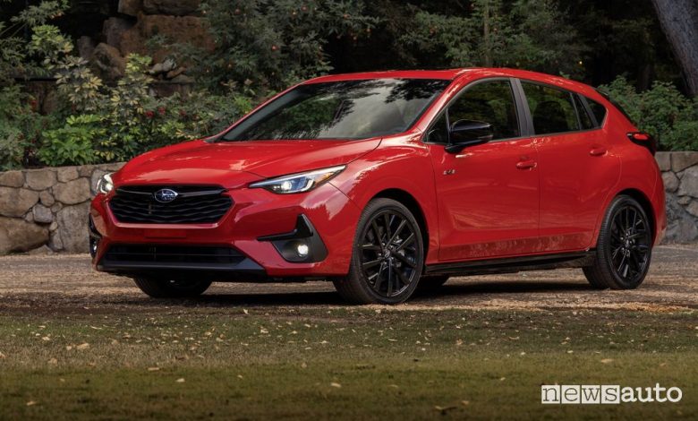 Nuova Subaru Impreza RS anteriore 3/4