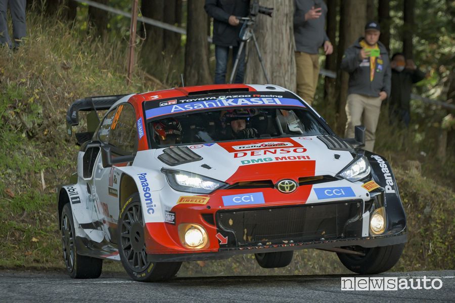 WRC Rally Giappone 2022 Toyota Katsuta