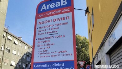 Deroghe Area B di Milano auto diesel Euro 5