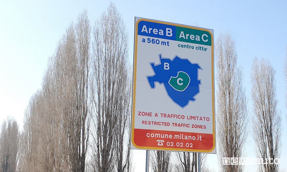 Divieti Milano auto diesel Euro 6 Area B e Area C