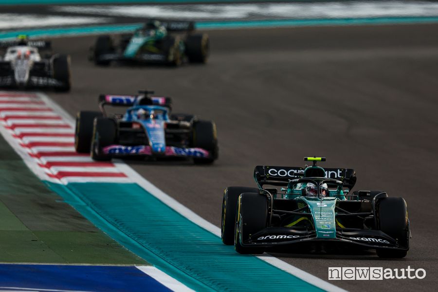 F1 Gp bu Dhabi 2022 Sebastian Vettel Aston Martin