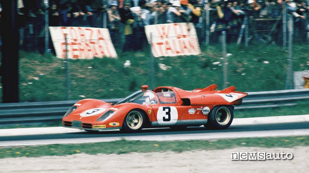 Ferrari 512 S in pista a Monza Top 5 Ferrari prototipo
