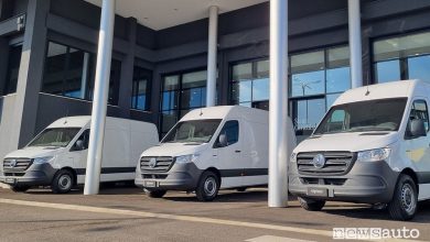 Furgone Mercedes eSprinter elettrico per trasporto e logistica