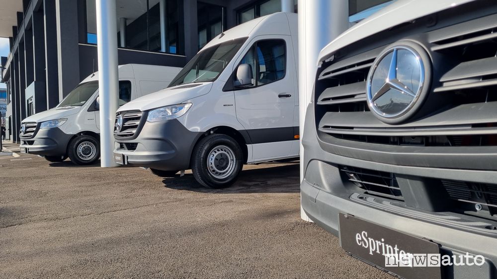 Furgone Mercedes eSprinter elettrico